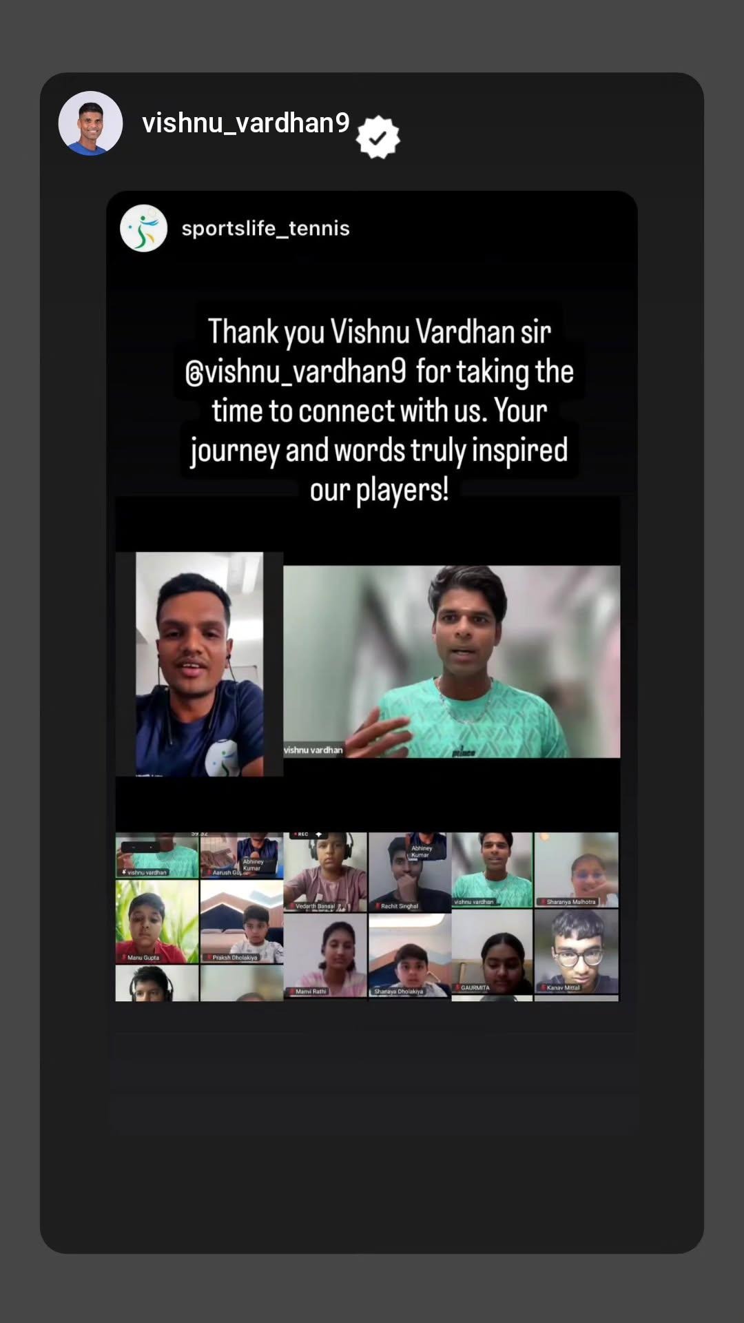 Vishnu Vardhan & Jofre Porta Masterclass poster