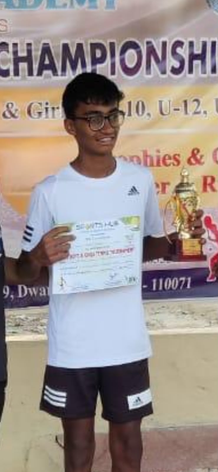 Kanav Mittal — Sports Life Tennis Academy player