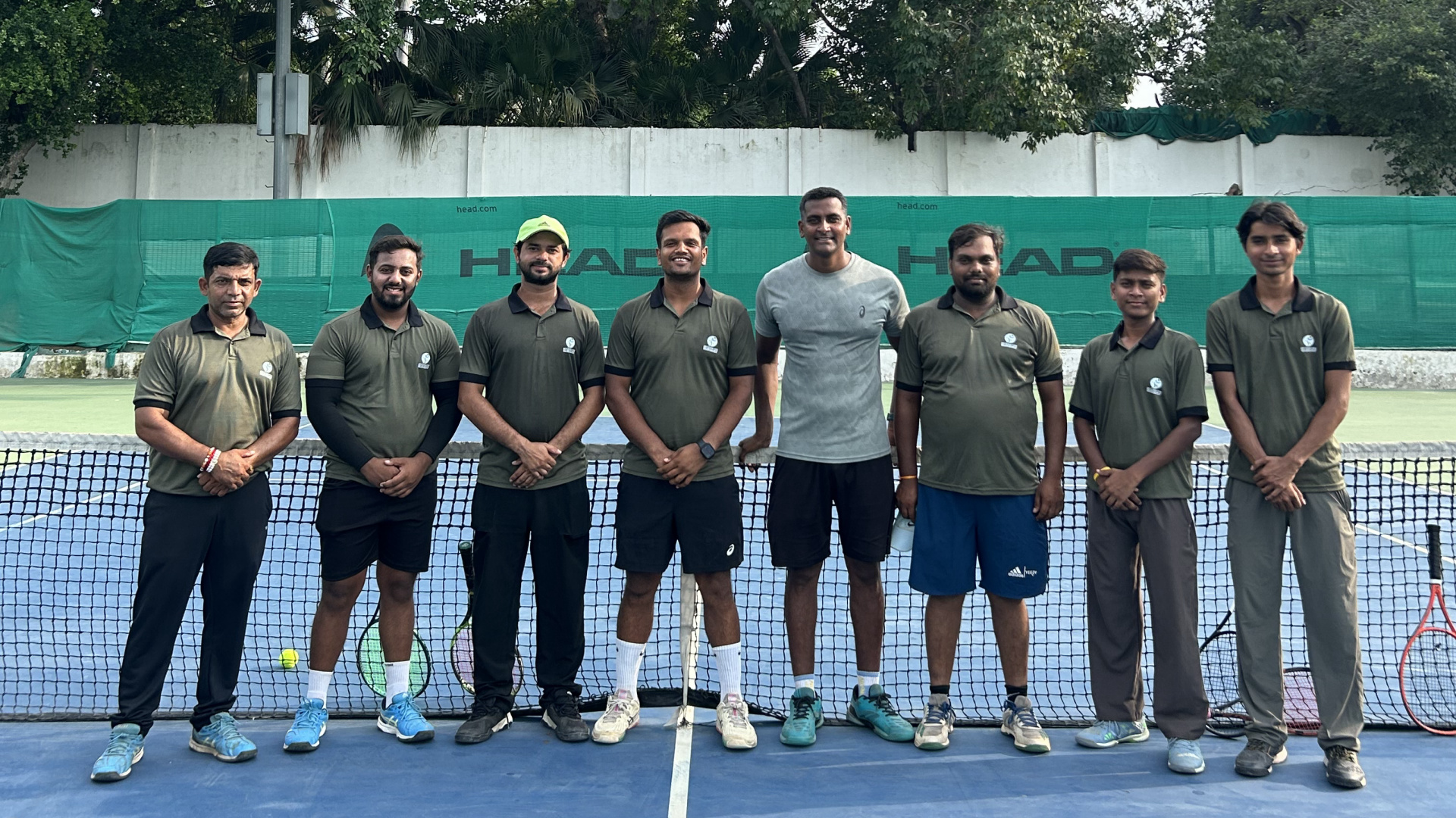 Sports Life Tennis Academy Coaching Faculty on Court